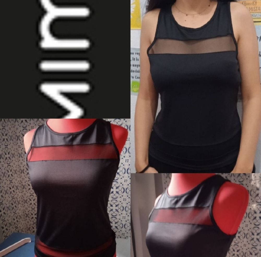 subliiiiime ❤️ ❤️ ❤️ ❤️ pull lycra noir de MIM taille 38