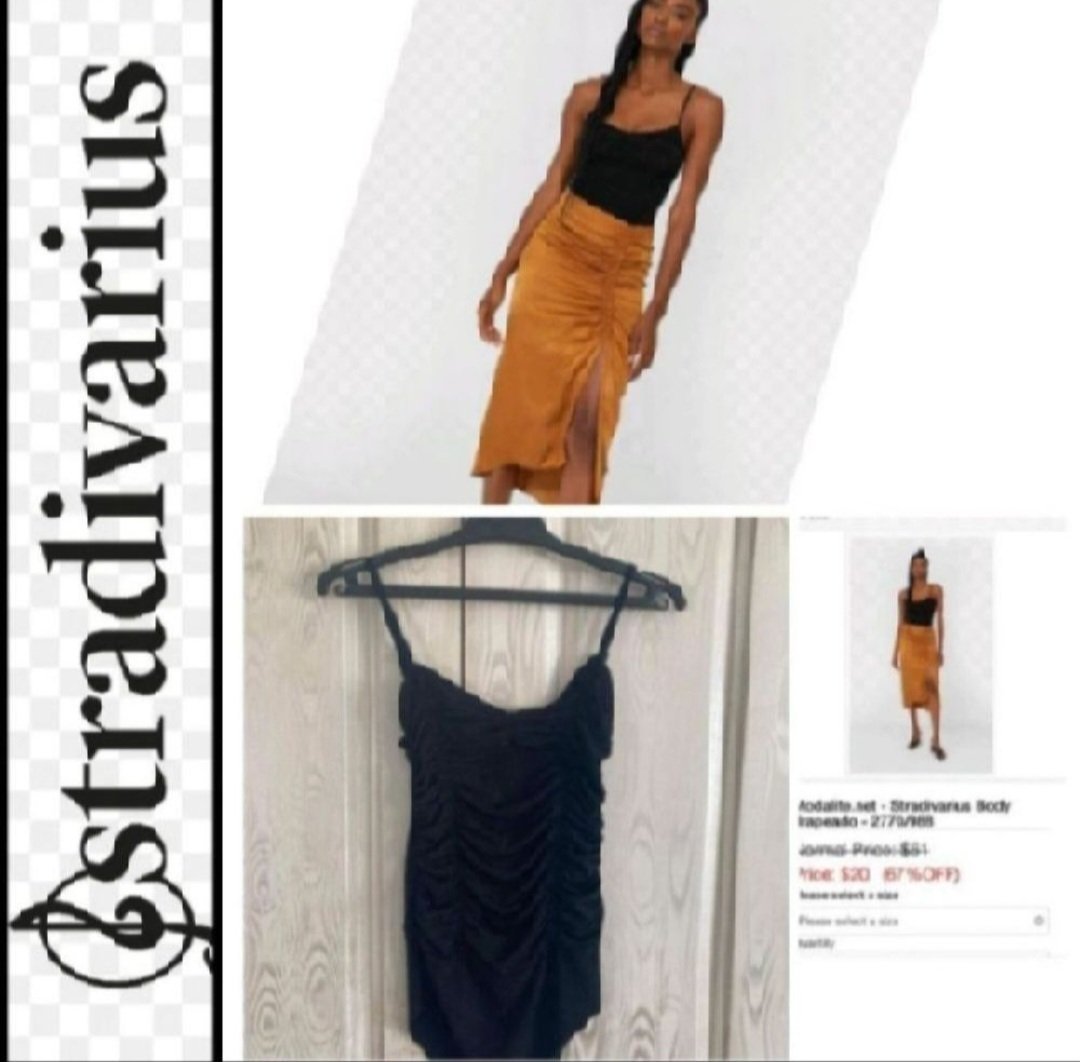 Subliiiiime ❤️❤️❤️❤️body suite drapée sur les côtés taille 36/38 de STRADIVARIUS 