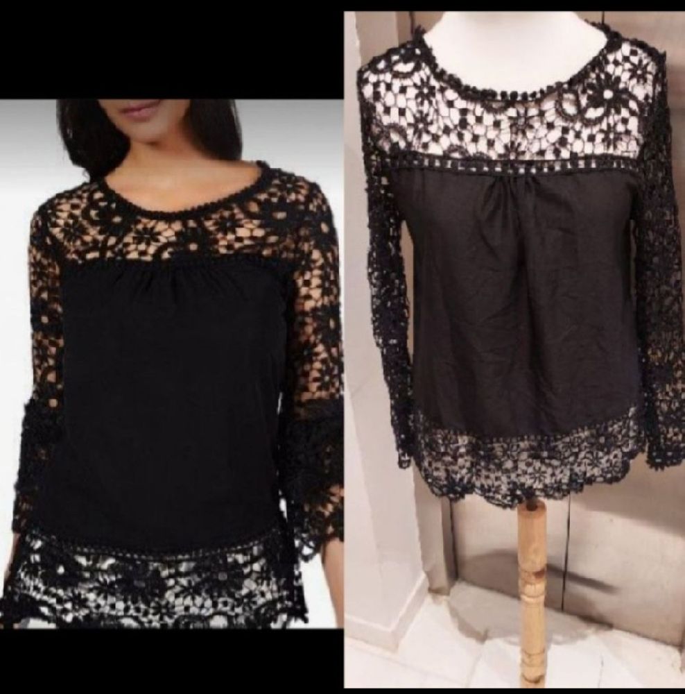 Subliiiiime ❤️ ❤️ ❤️ ❤️ pull en dentelles fashion taille 40