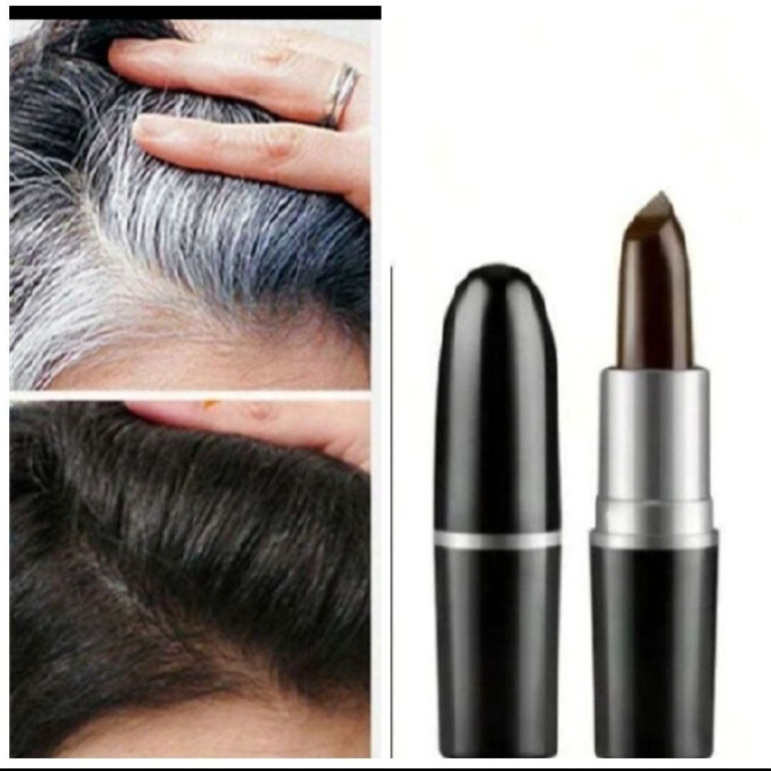 REPOSEZ VOS CHEVEUX TEINTURE produits très efficace et pratique et facile à appliquer Subliiiiime❤️❤️❤️❤️   une  pièce coloration stick naturel noir waterproof pour cacher les cheveux blancs importé neuuuf cacheté 