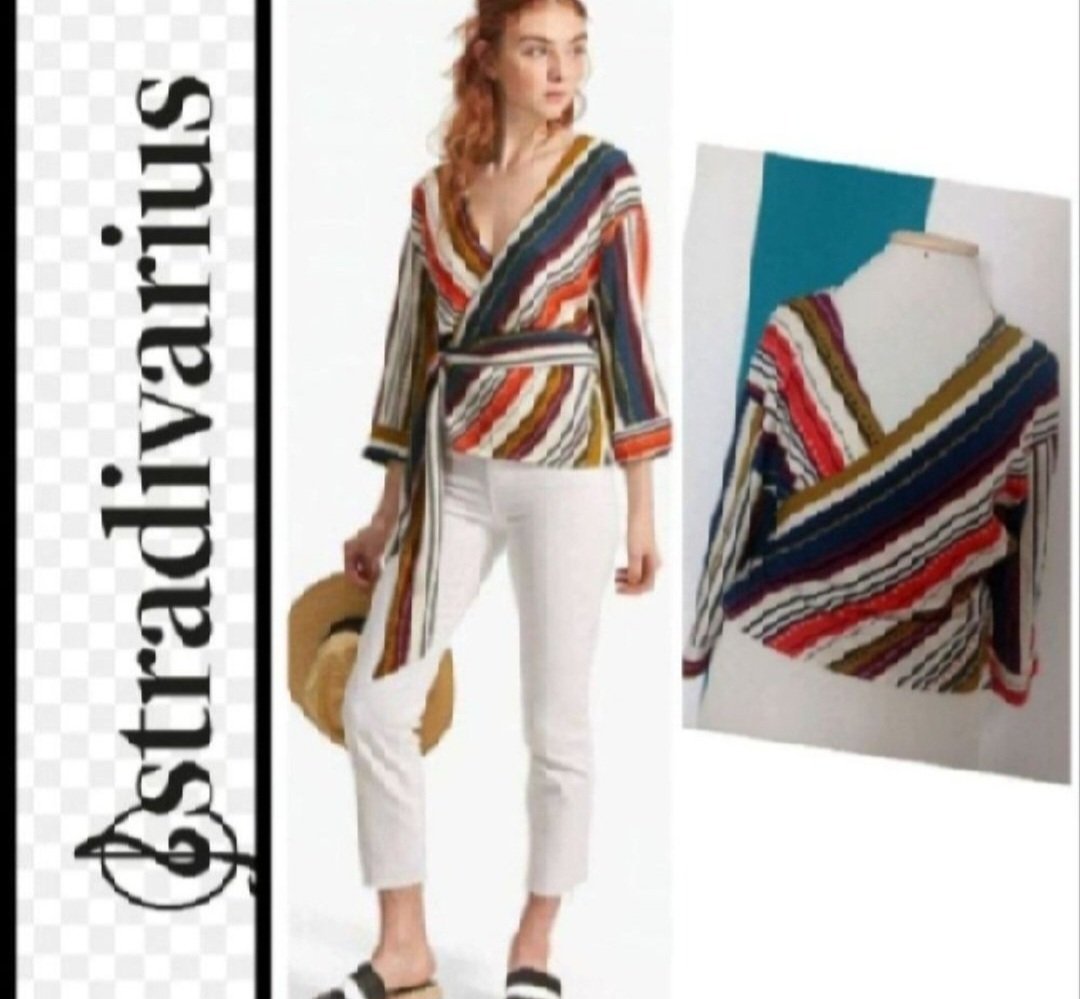 Subliiiiime❤️❤️❤️❤️❤️ blouse à rayures de STRADIVARIUS taille 38