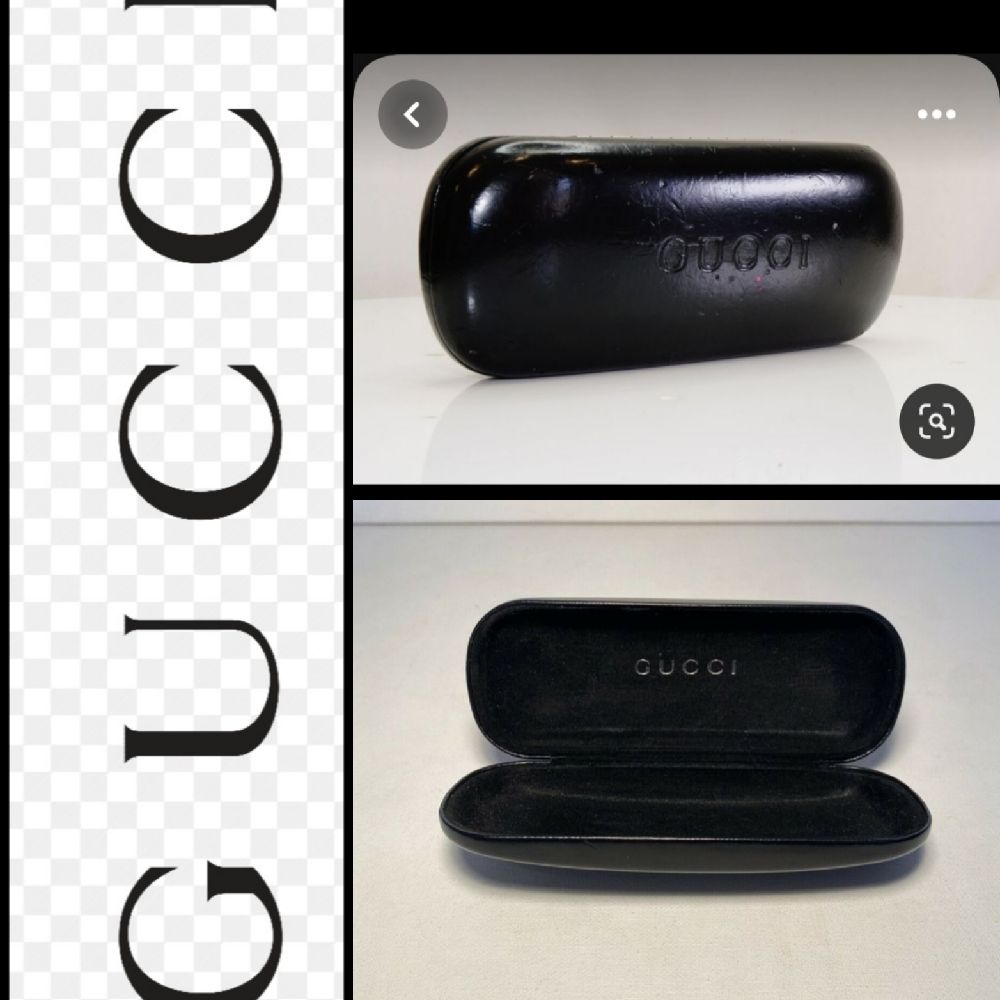 ❤️❤️❤️❤️Boite de lunette de GUCCI noir
