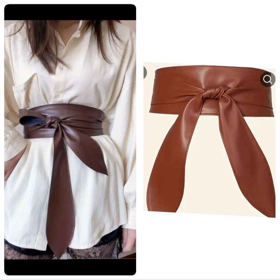 Subliiiiime❤️❤️❤️❤️ceinture large en similicuir neuve 