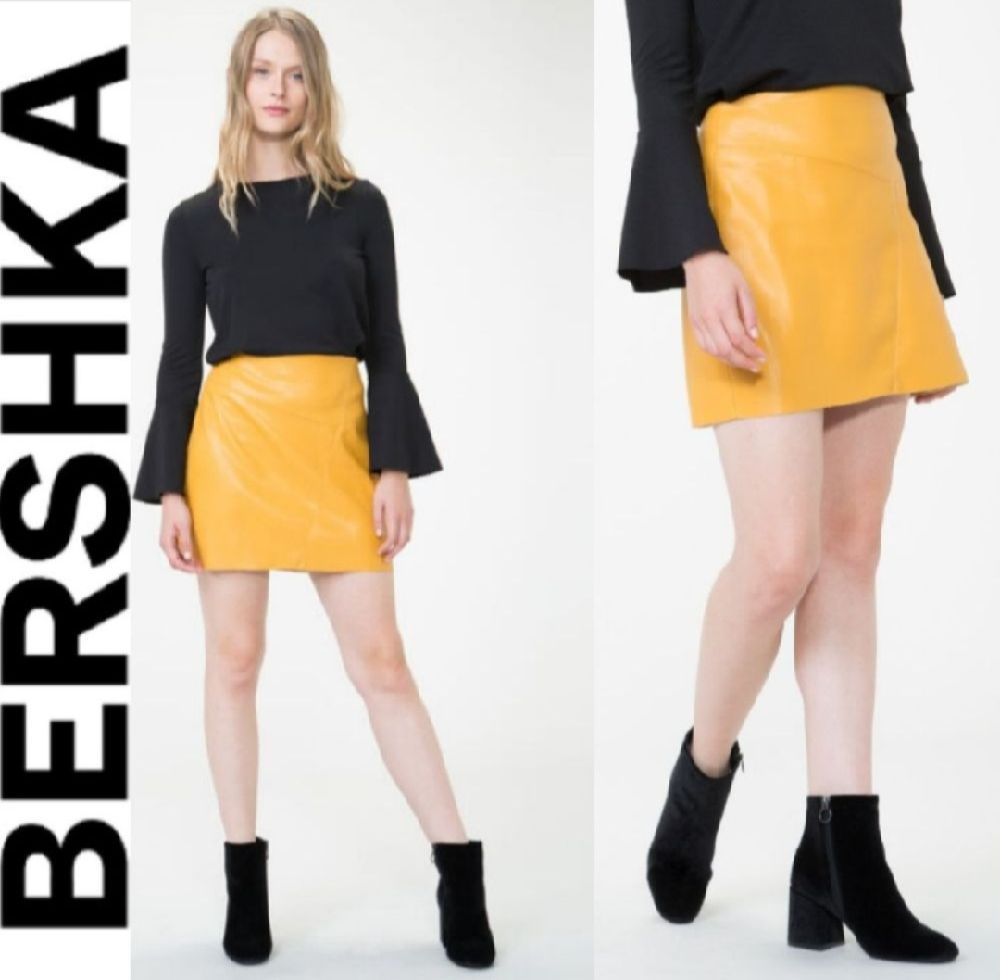 Subliiiiime ❤️ ❤️ ❤️ ❤️ jupe taille haute en similicuir de BERSHKA taille 38 neuuuve