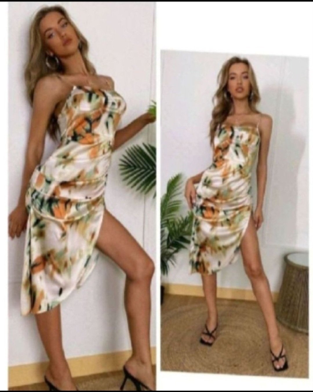 Subliiiiime ❤️❤️❤️❤️❤️robe satinée za3bena de SHEIN taille 38 