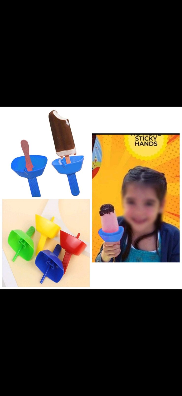 TRÈS TRÈS EFFICACE PAR EXPÉRIENCE subliiiiime❤️❤️❤️❤️❤️ lot de 4  portes glace ❤️vert ❤️bleu❤️  jaune❤️ et rouge ❤️en silicone elle évite l écoulement de glace aux mains et aux doigts anti poussière vraiment très effficasssse 