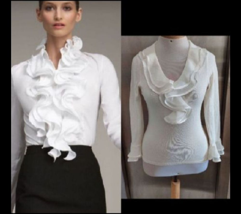 Subliiiiime ❤️ ❤️ ❤️ pull à franges poignet en éventails taille 36