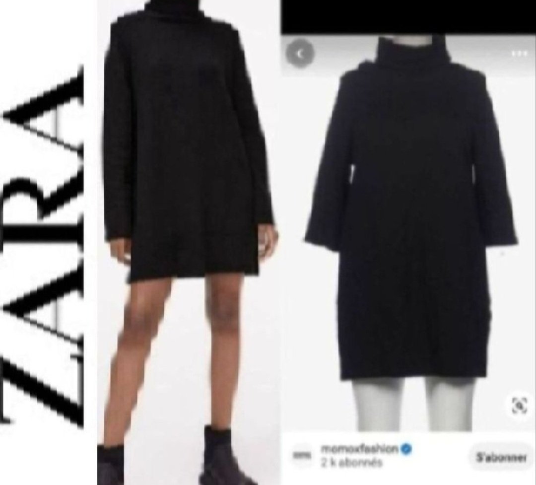 Subliiiiime ❤️❤️❤️❤️❤️robe à col roulé de ZARA taille 38 