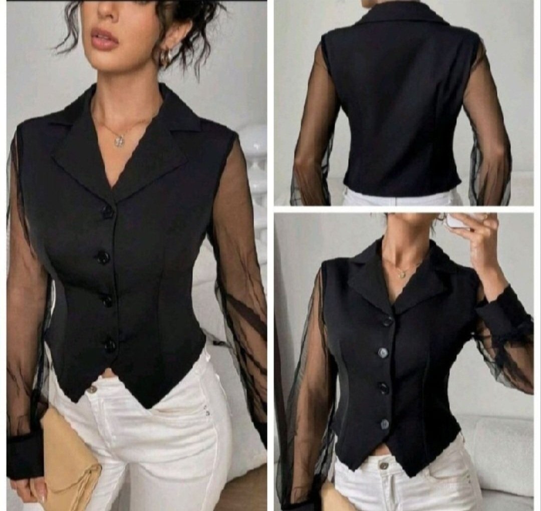 Subliiiiime ❤️❤️❤️❤️❤️jacket manches transparentes nouvelle collection de SHEIN taille 38 neuuuf 