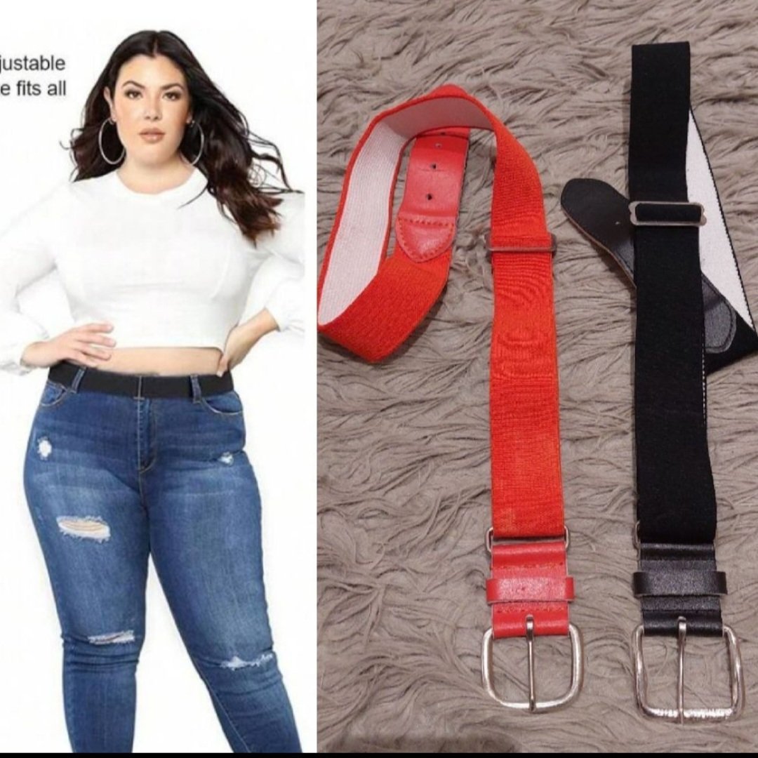 Subliiiiime❤️❤️❤️ lot de 2 ceintures élastique réglable neuve 