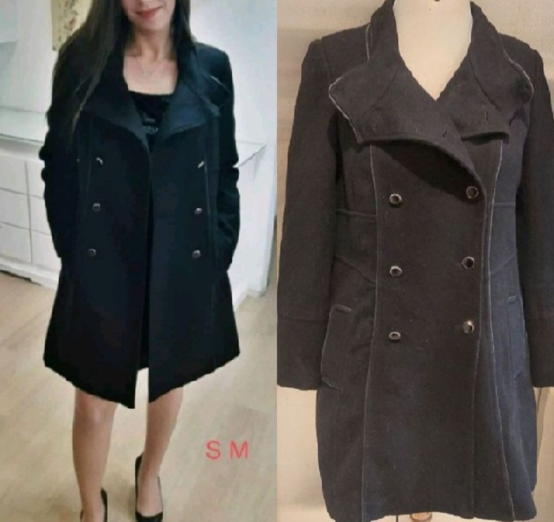 Subliiiiime❤️❤️❤️❤️ manteau en laine double boutonnage taille 38 de EMILIA ROMANO comme neuf 