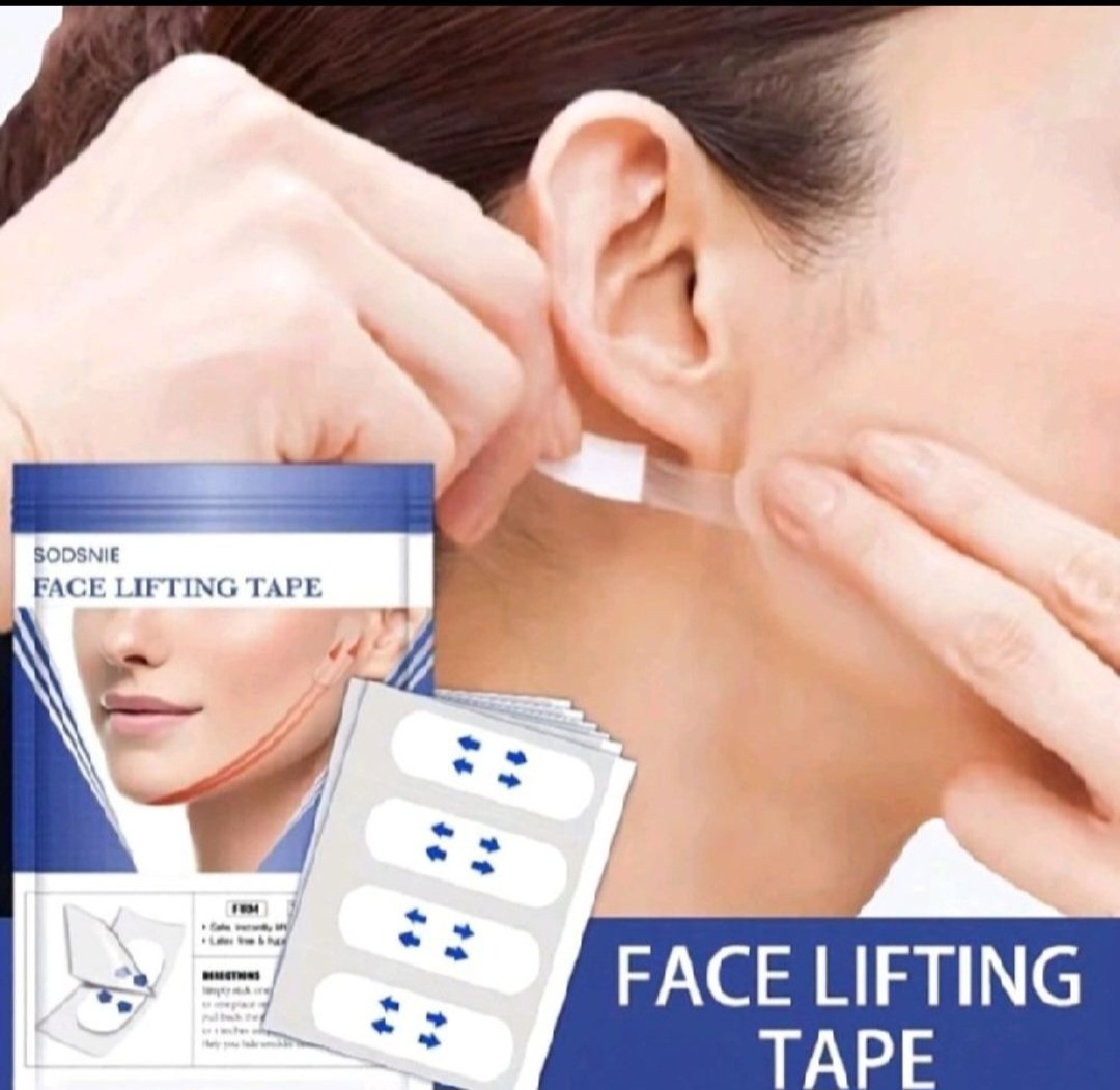 TRÈS EFFICACE PAR EXPÉRIENCE subliiiiime❤️❤️❤️❤️ 40 pièces invisible LEFTING FACE TAPE pour étirer la peau de toutes parties du visage 