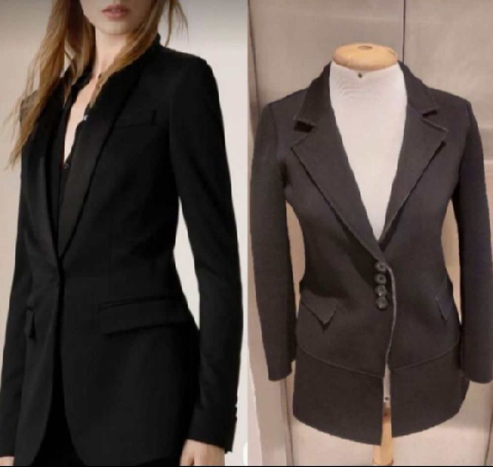 Subliiiiime ❤️ ❤️ ❤️ ❤️ blazer légère noire tendance taille 36/38 neuve 