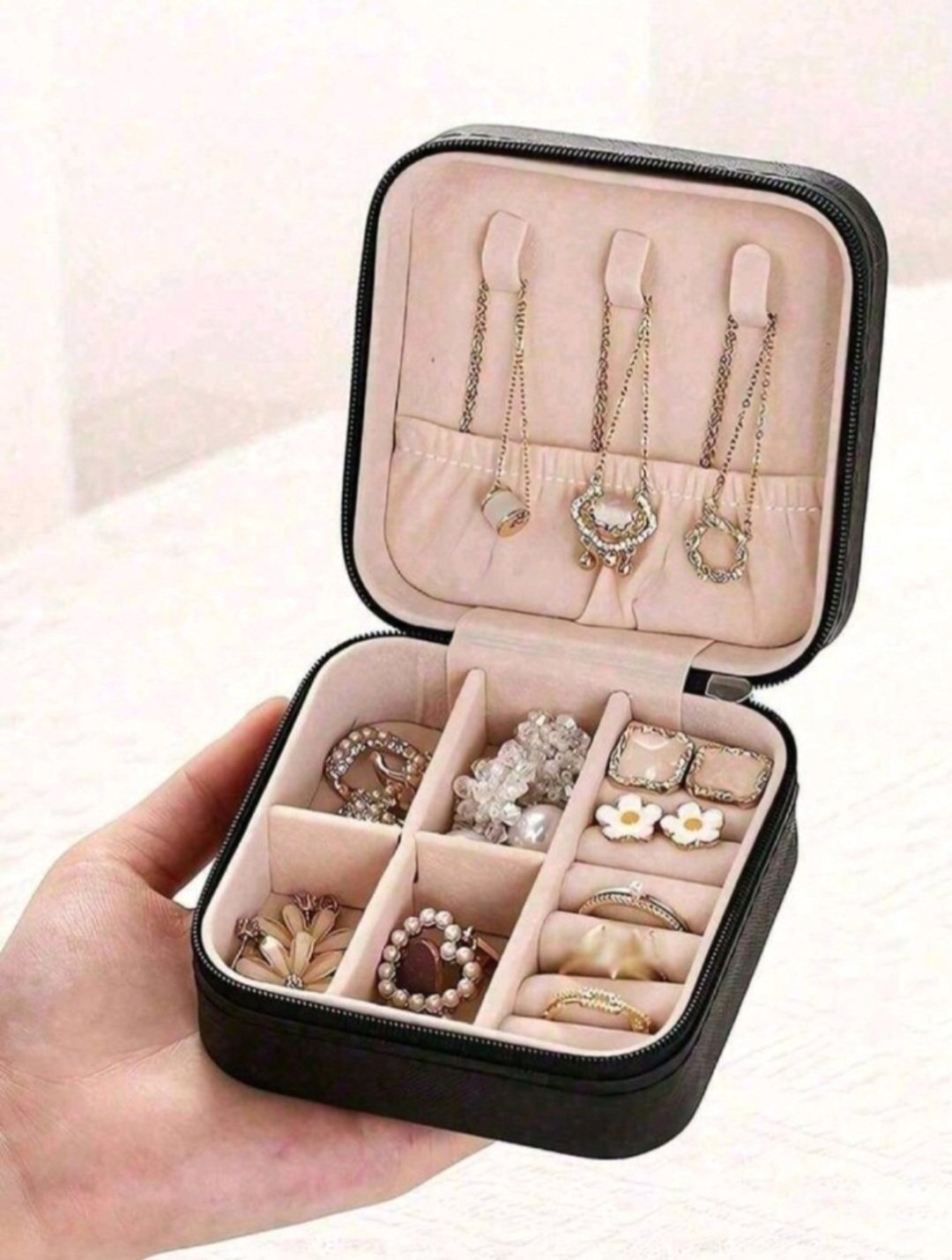 Subliiiiime❤️❤️❤️❤️  boîte à bijoux à fermeture éclaire couleur turquoise neuve 