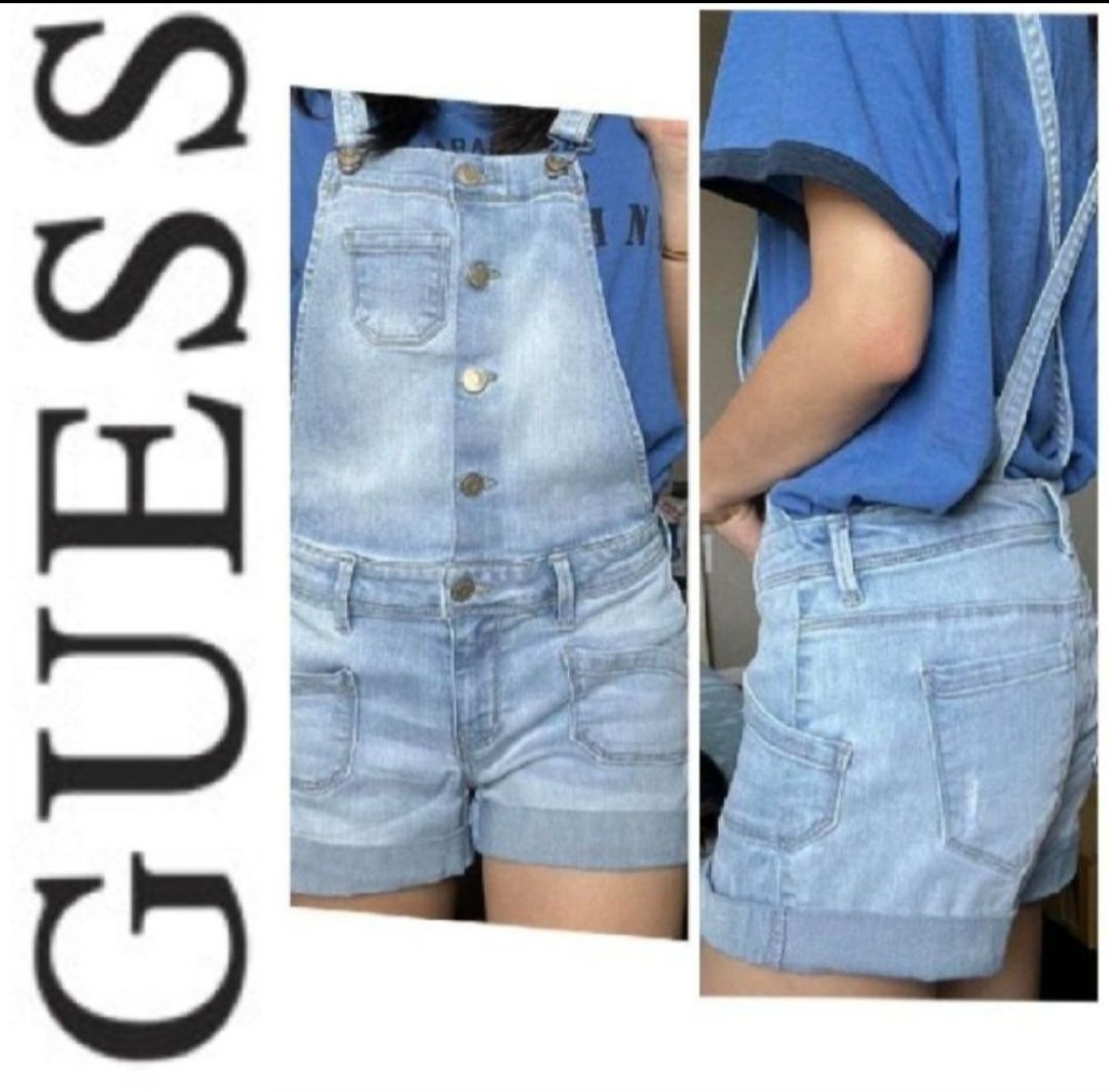 Subliiiiime❤️❤️❤️❤️ salopette combishort en jean de GUESS taille 38