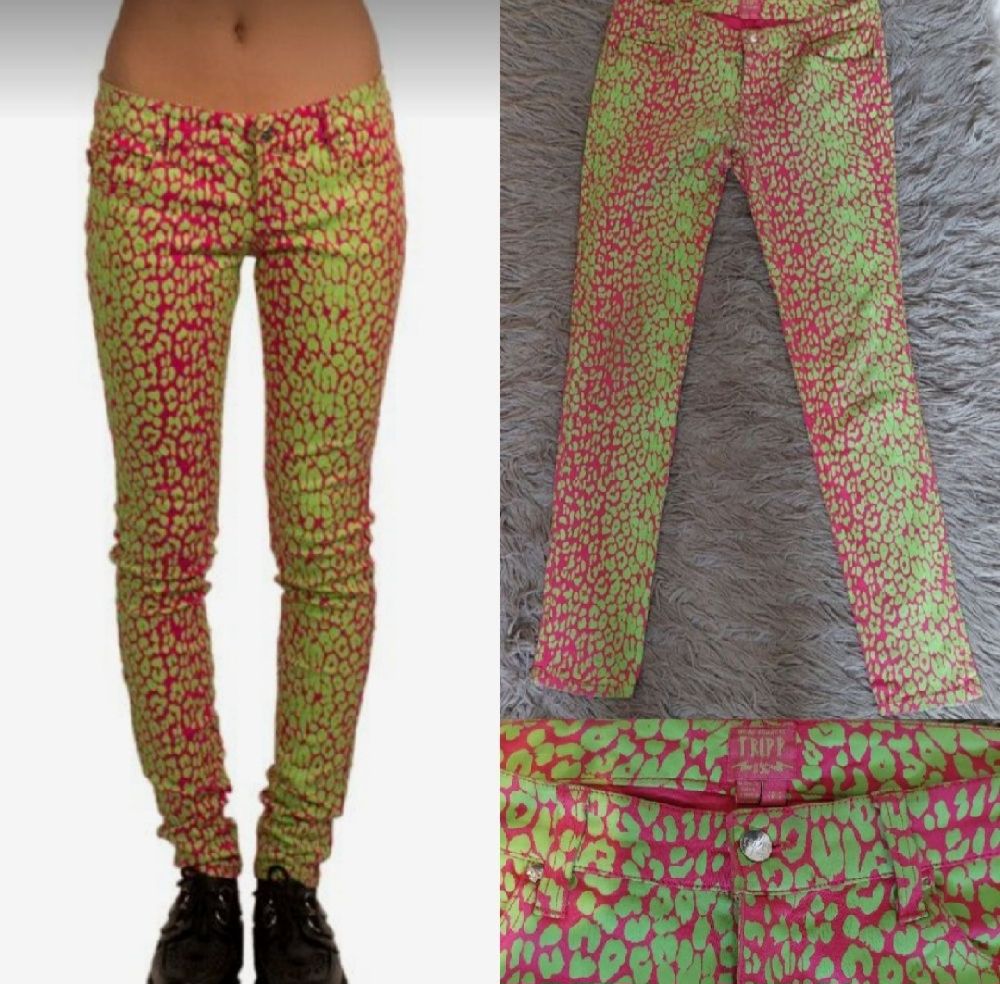 Subliiiiime ❤️ ❤️ ❤️ ❤️ pantalon en similicuir léopard 🐆 original taille 36 /38 jamais portée 