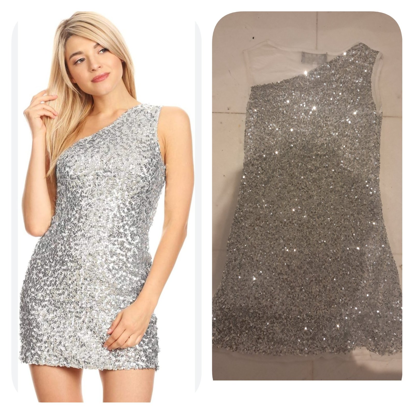 Subliiiiime❤️❤️❤️❤️❤️ robe de soirée à sequins argentés pour jeunes filles de 16 ans 
