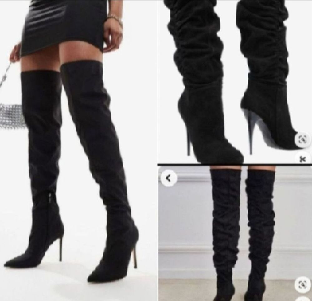 Subliiiiime ❤️ ❤️ ❤️ ❤️ cuissarde drapée pointure 40 très souple et confortable 