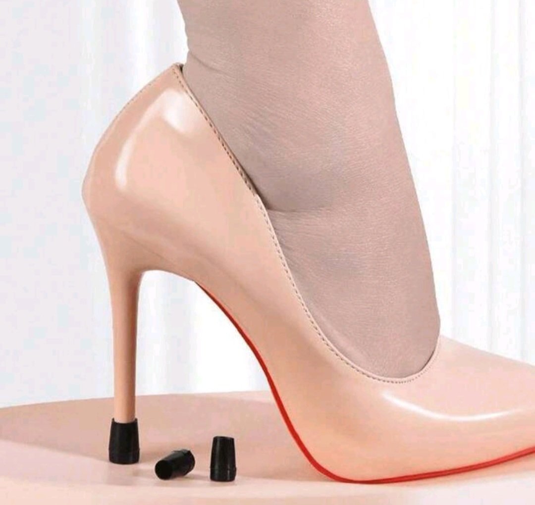 Subliiiiime❤️❤️❤️❤️ 8 pièces différentes tailles embouts de talon protége talons rond anti dérapant noir différentes tailles XS/S/M/L neuf 