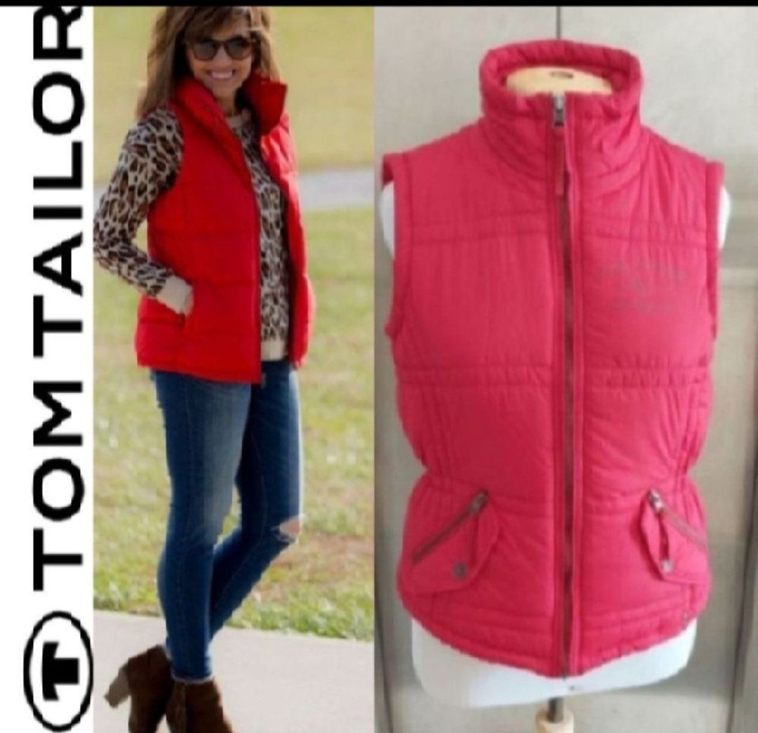 Subliiiiime ❤️❤️❤️❤️❤️veste matelassée sans manche de TOM TAILOR taille 38