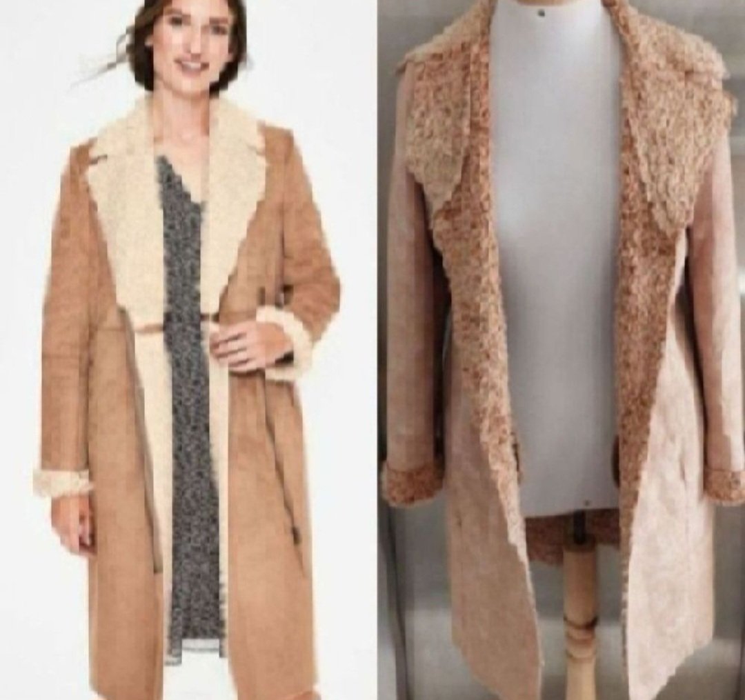 Subliiiiime ❤️❤️❤️❤️❤️manteau effet mouton à l'intérieur taille 38/40 de la marque ASSURE taille 40