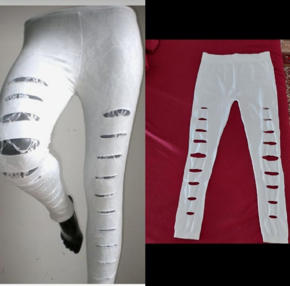 Subliiiiime ❤️ 💕 ❤️ legging avec ouverture taille 34/36 et un autre legging brillant de H&M comme cadeau 🎁 