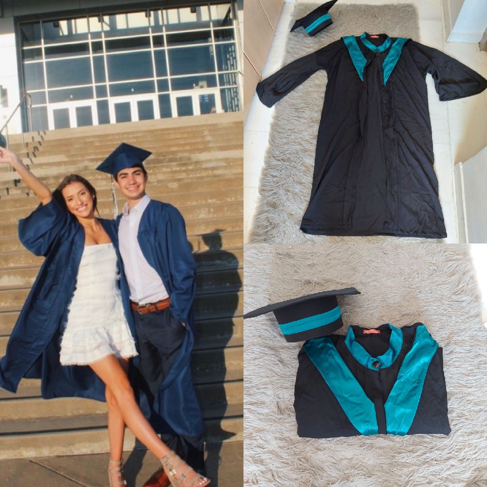 Tenue de cérémonie de la remise des diplômes unisexe(HOMME et FEMME) taille standard inchallah benjeh❤️❤️❤️