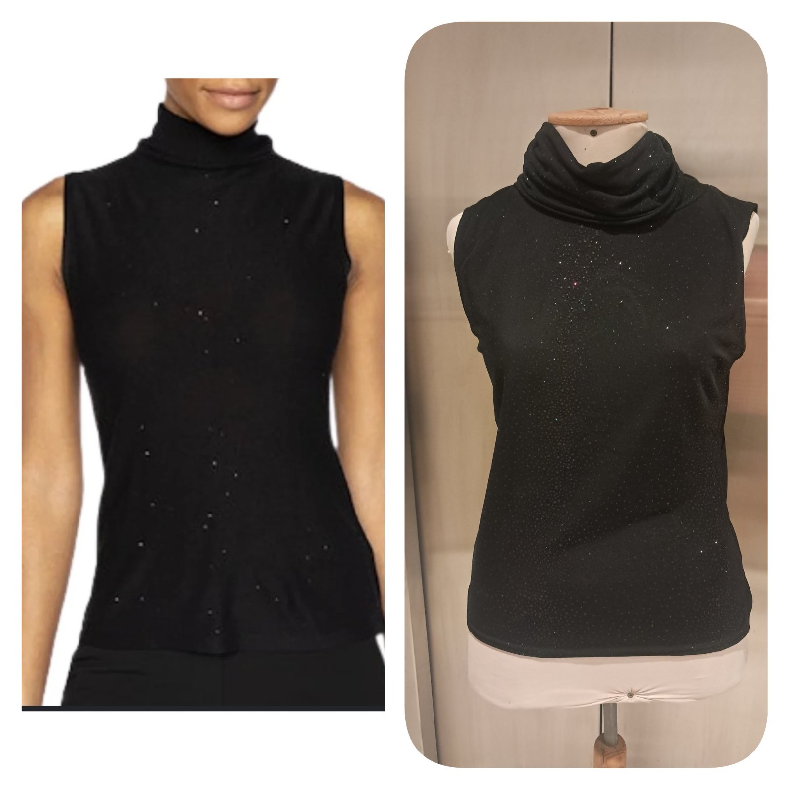 Subliiiiime ❤️❤️❤️❤️pull pailletés à col roulé taille 40/42 modèle déposé 