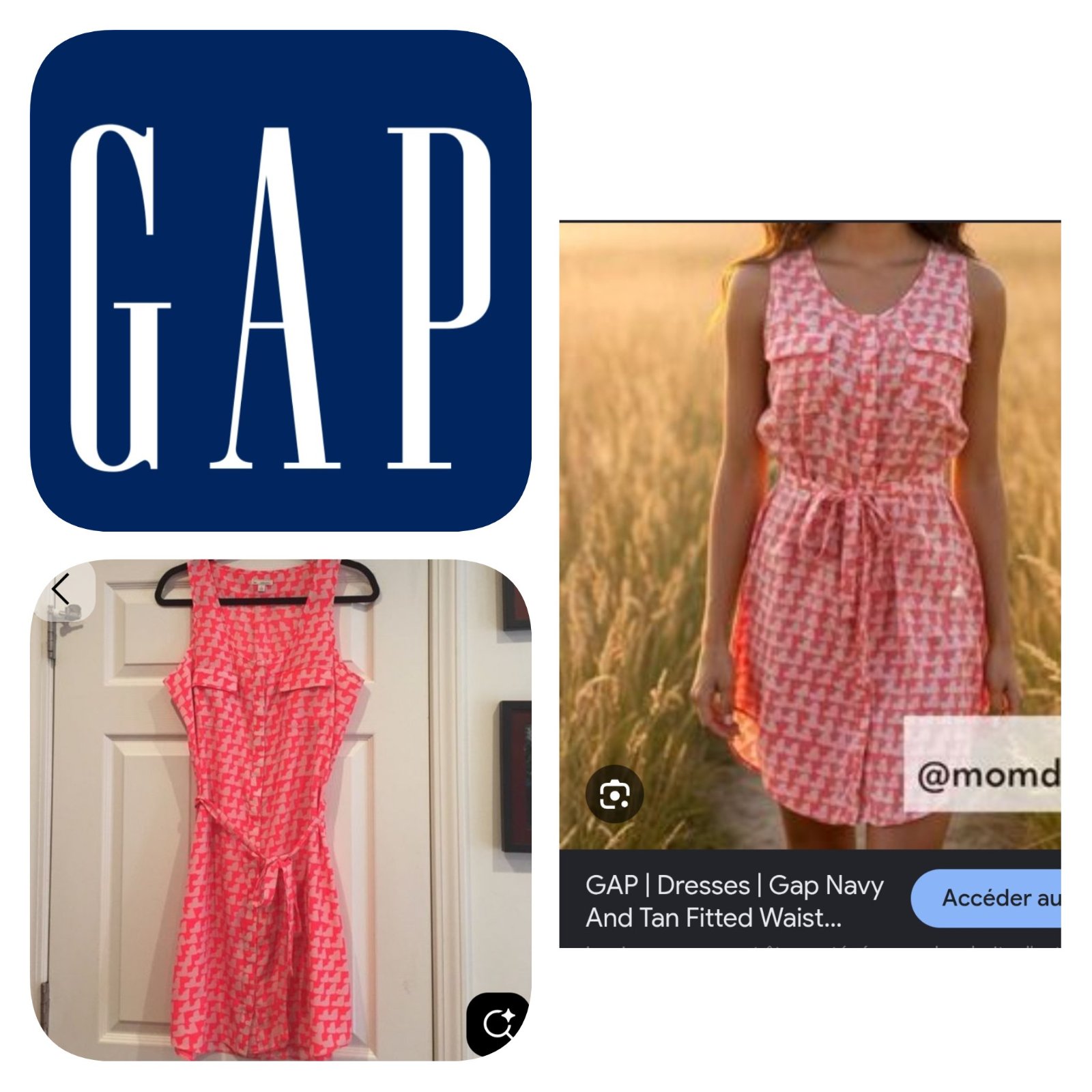 Subliiiiime❤️❤️❤️❤️ robe large légère boutonnées de GAP taille 36/38