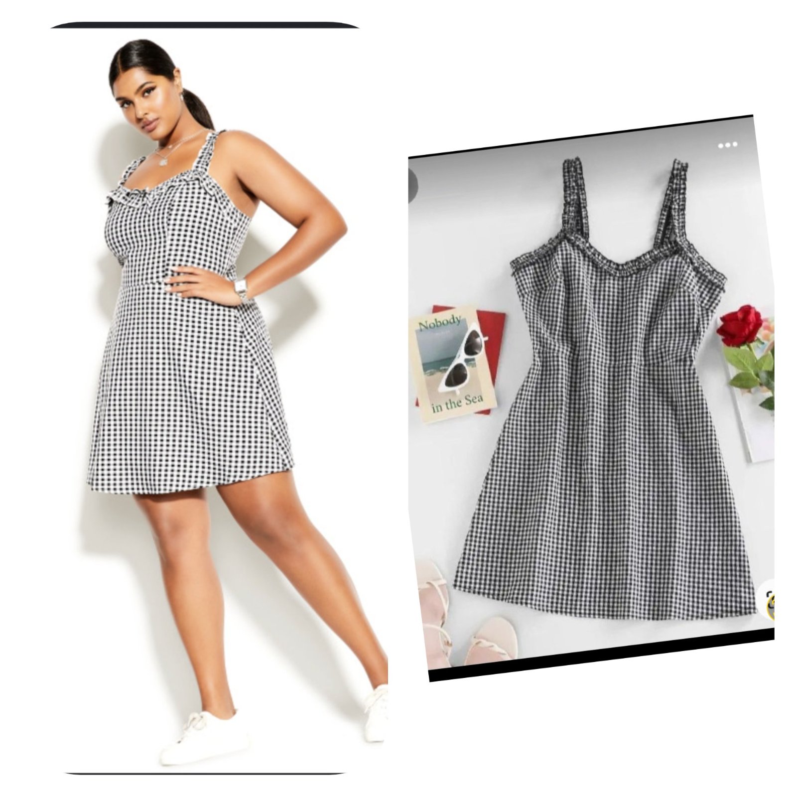 Subliiiiime❤️❤️❤️❤️❤️ robe vichy de SHEIN taille 40