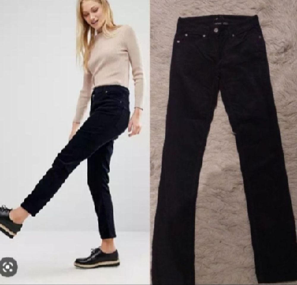 Subliiiiime ❤️ ❤️ ❤️ ❤️ pantalon cigarette en velour côtelé de la marque ESMARA taille 38 neuuuf 
