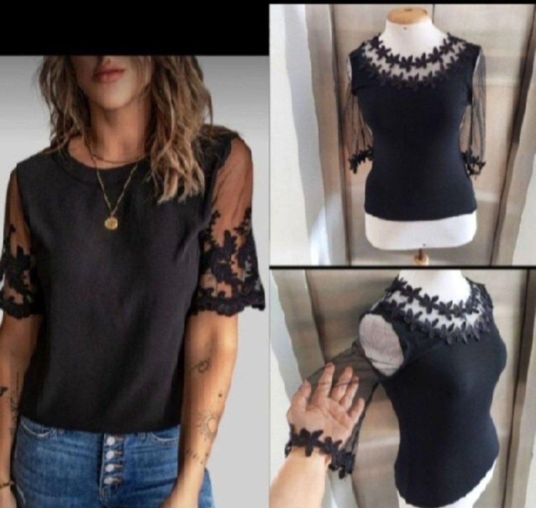 Subliiiiime❤️❤️❤️❤️❤️ pull fashion manche transparente taille 38/40