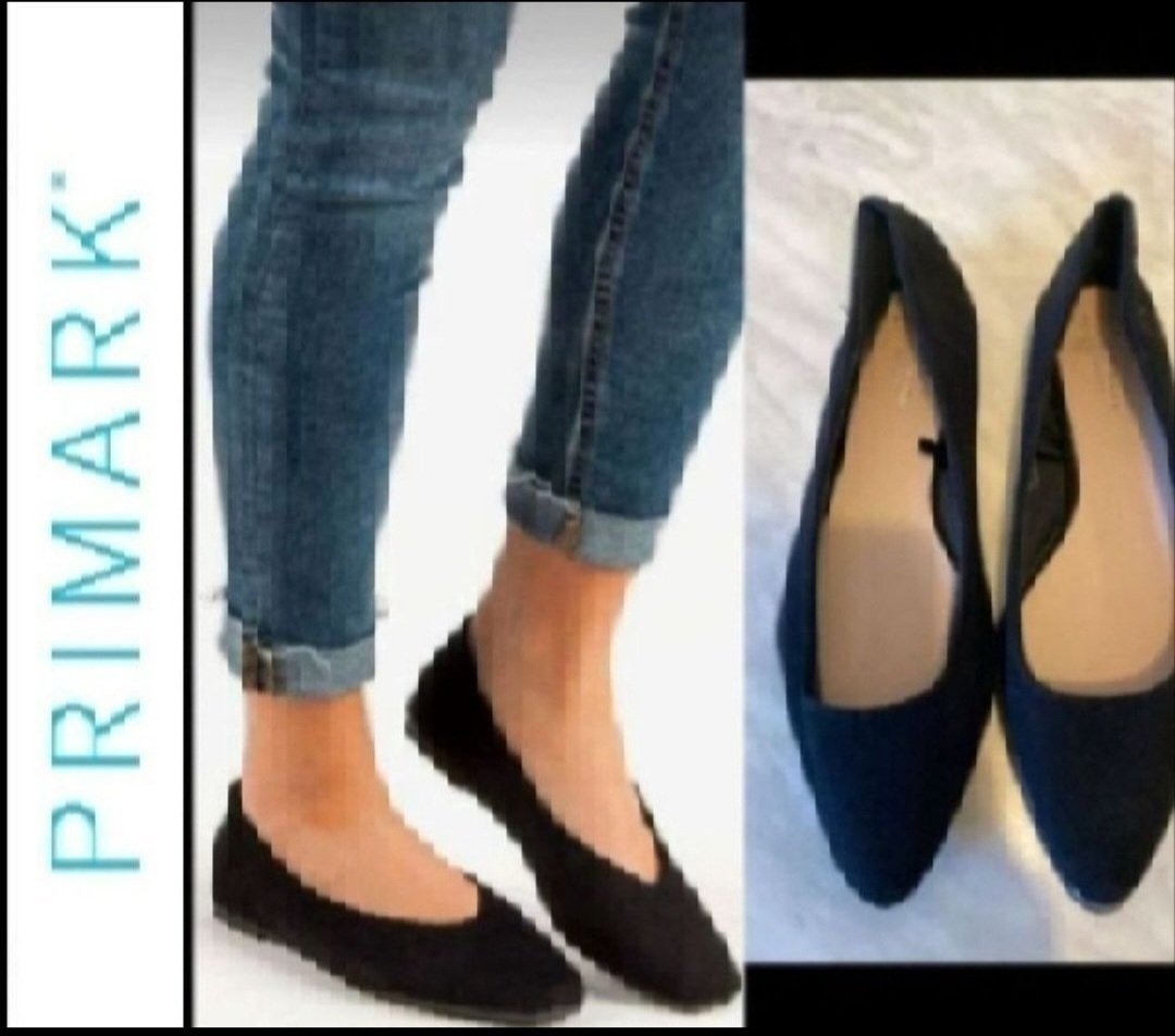 Subliiiiime❤️❤️❤️❤️❤️ ballerines noire de PRIMARK pointure 39 NEUF importé de PARIS 