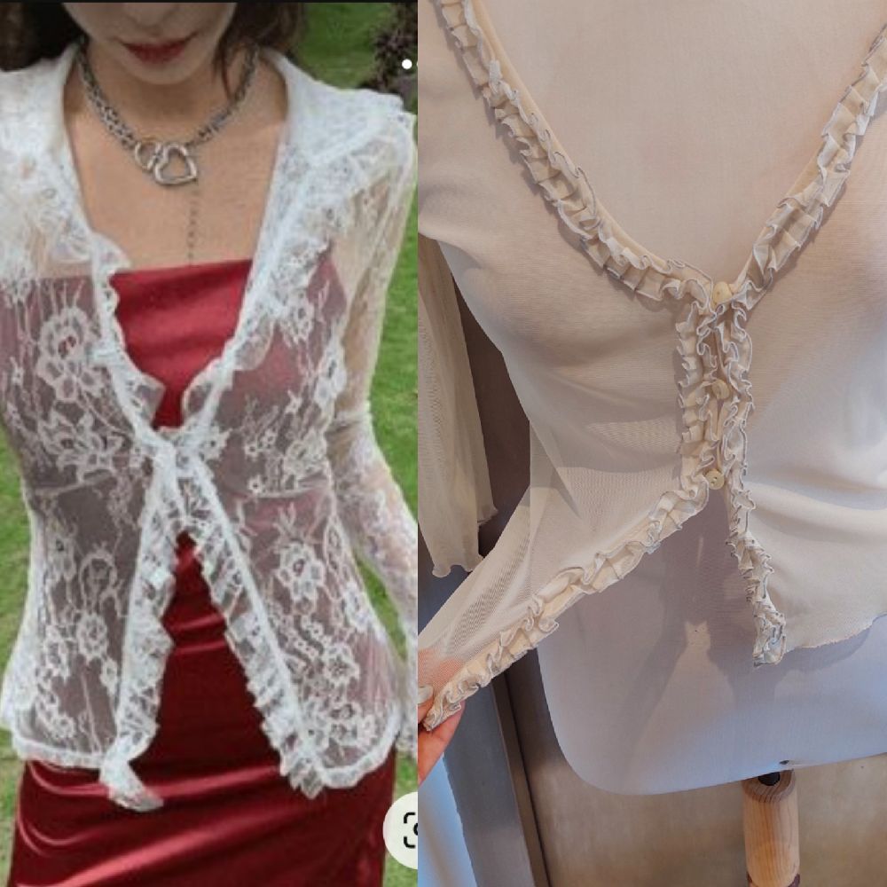 Très chic blouse en tulle très souple et élastique transparent taille 36/38