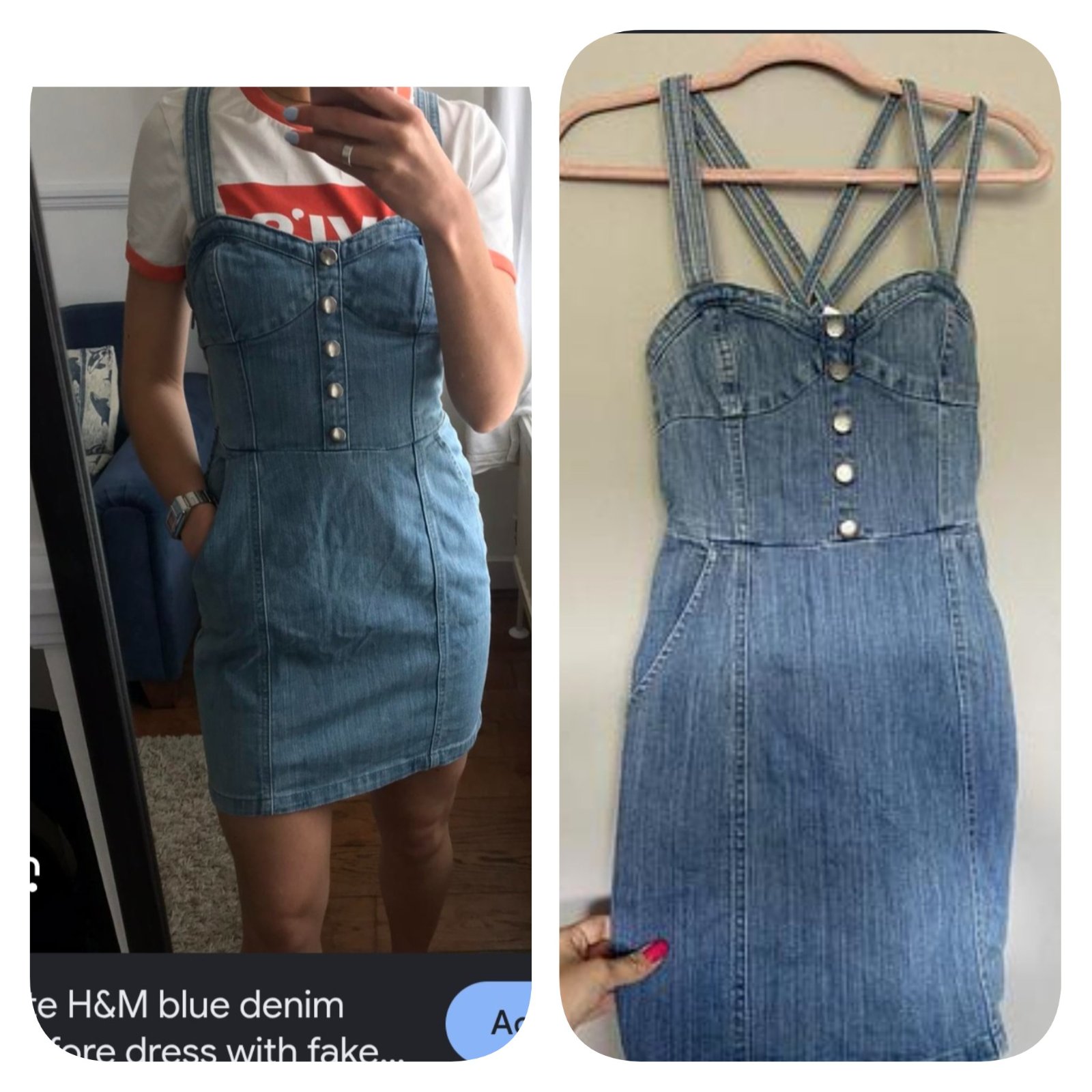 Subliiiiime ❤️❤️❤️❤️robe en jean de H&M taille 40