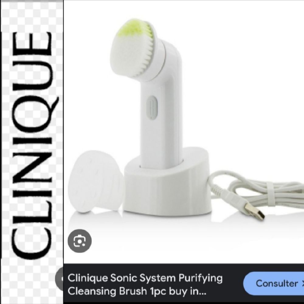 Très efficace par expérience Subliiiiime ❤️❤️❤️ brosse de nettoyage profond pour visage de la marque CLINIQUE importé de USA comme neuf❤️ avec les accessoires 3 têtes de brossage neuf 