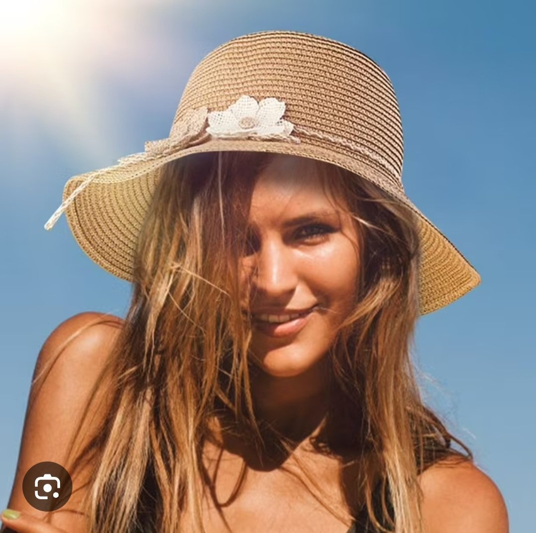Subliiiiime❤️❤️❤️❤️❤️ chapeau à fleur pour été 