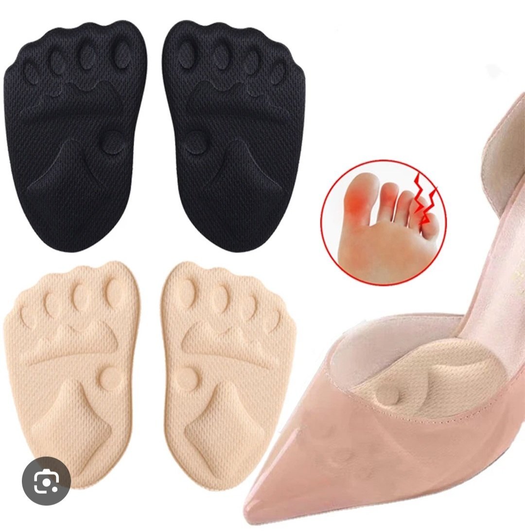 Subliiiiime ❤️❤️❤️❤️❤️2 paires coussinets avant pieds antidérapant protecteur et doux pour les orteils, ajustements demi pointure ❤️noir ❤️et beige❤️ neuuuf 