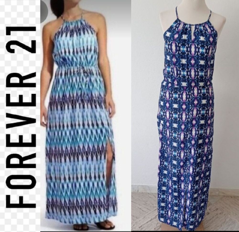 Subliiiiime ❤️ ❤️ ❤️ robe d été maxi avec fente sur le côté taille 36 de FOREVER21 