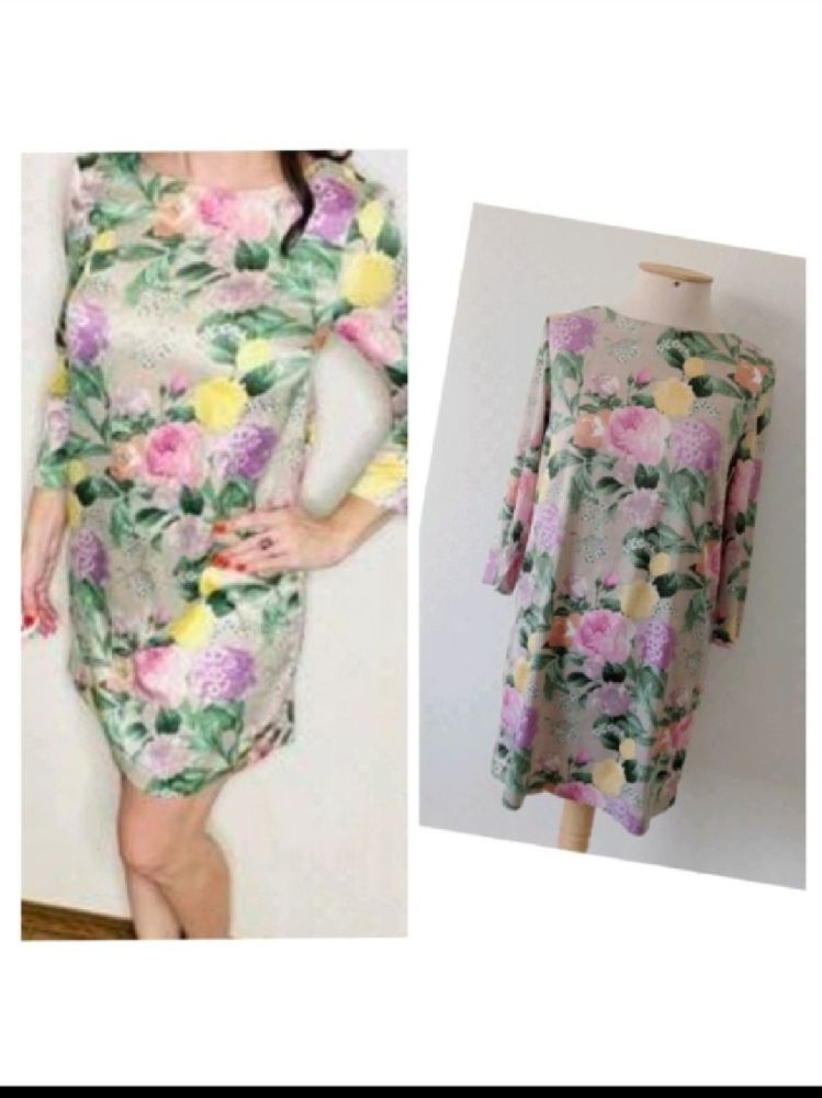 Subliiiiime ❤️ ❤️ ❤️ robe florale satinée de H&M taille 38