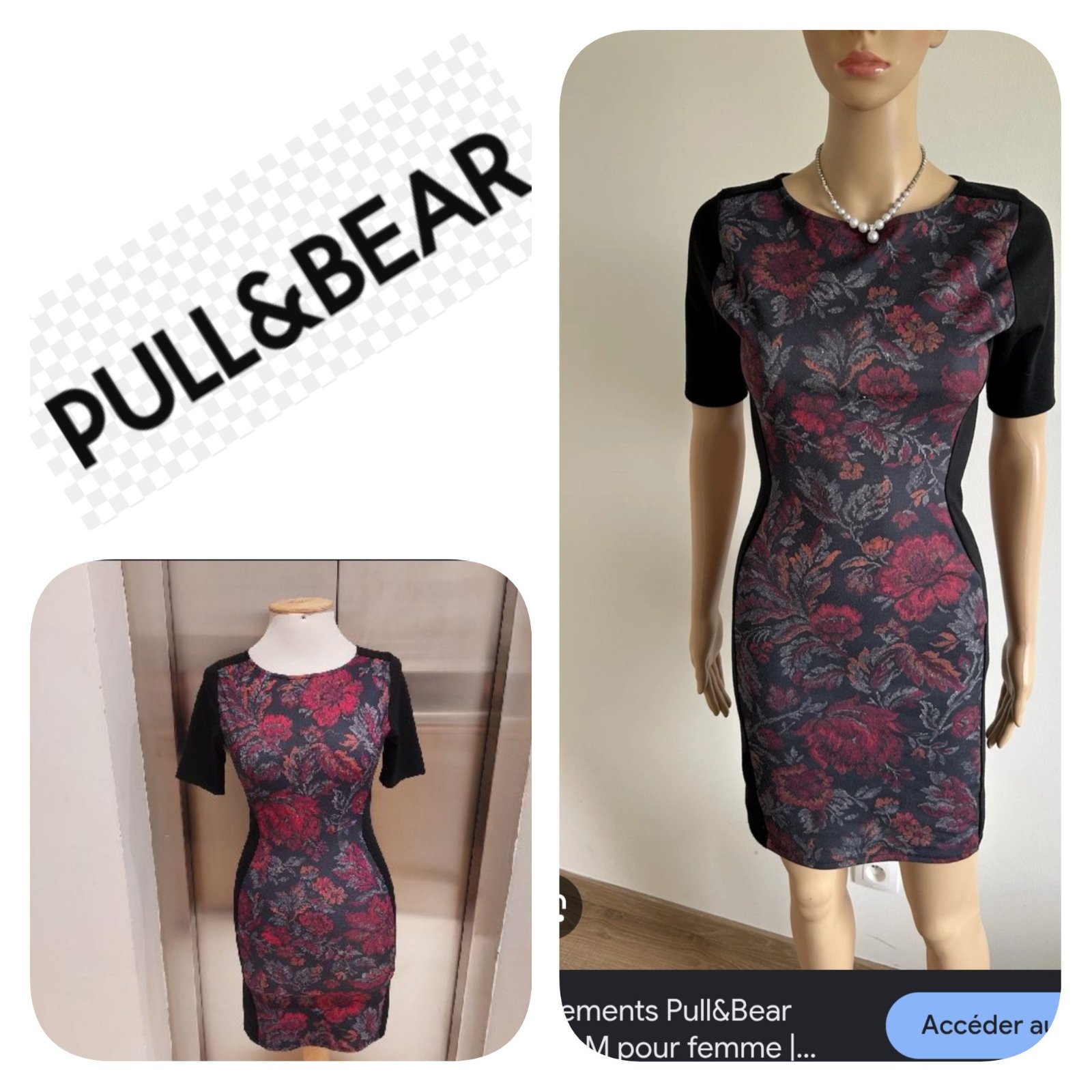 Subliiiiime❤️❤️❤️❤️ robe moulante de PULL&BEAR taille 38