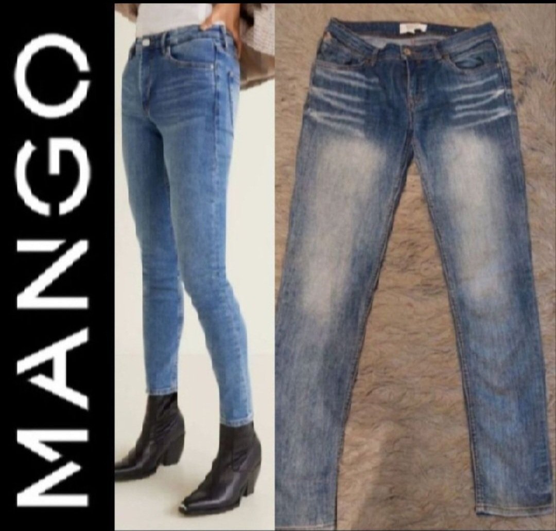 Subliiiiime ❤️❤️❤️❤️pantalon jean taille haute de MANGO taille 38