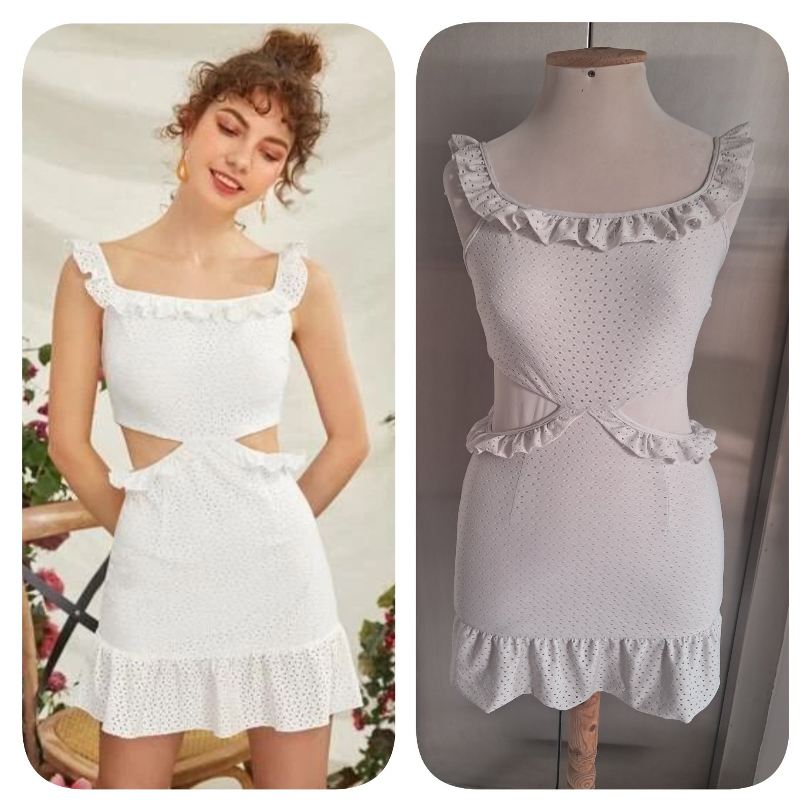 Subliiiiime❤️❤️❤️ robe blanche de SHEIN taille 36