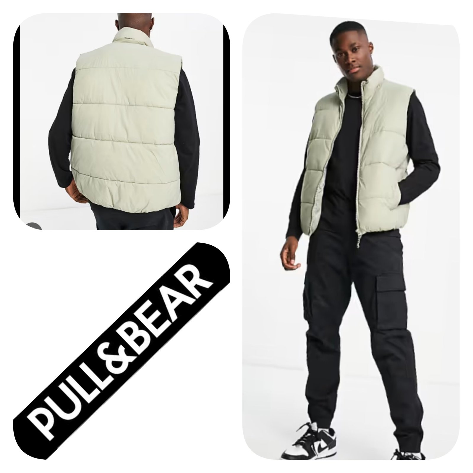 Subliiiiime❤️❤️❤️❤️ Doudoune matelassée sans manche de PULL&BEAR STWD taille 42  acheté de la boutique PULL&BEAR de PARIS pour HOMMES 🚹