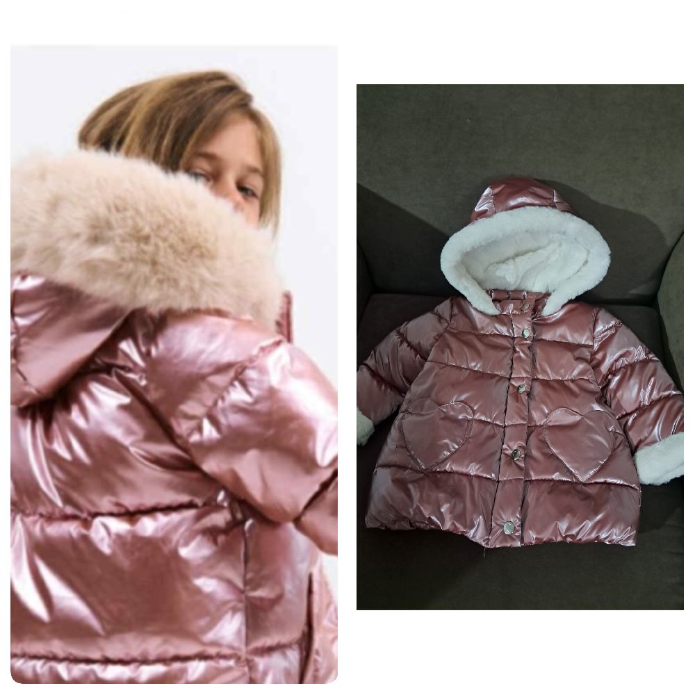 Subliiiiime ❤️ ❤️ ❤️ ❤️ Doudoune matelassée avec capuche l intérieur polaire 18 mois