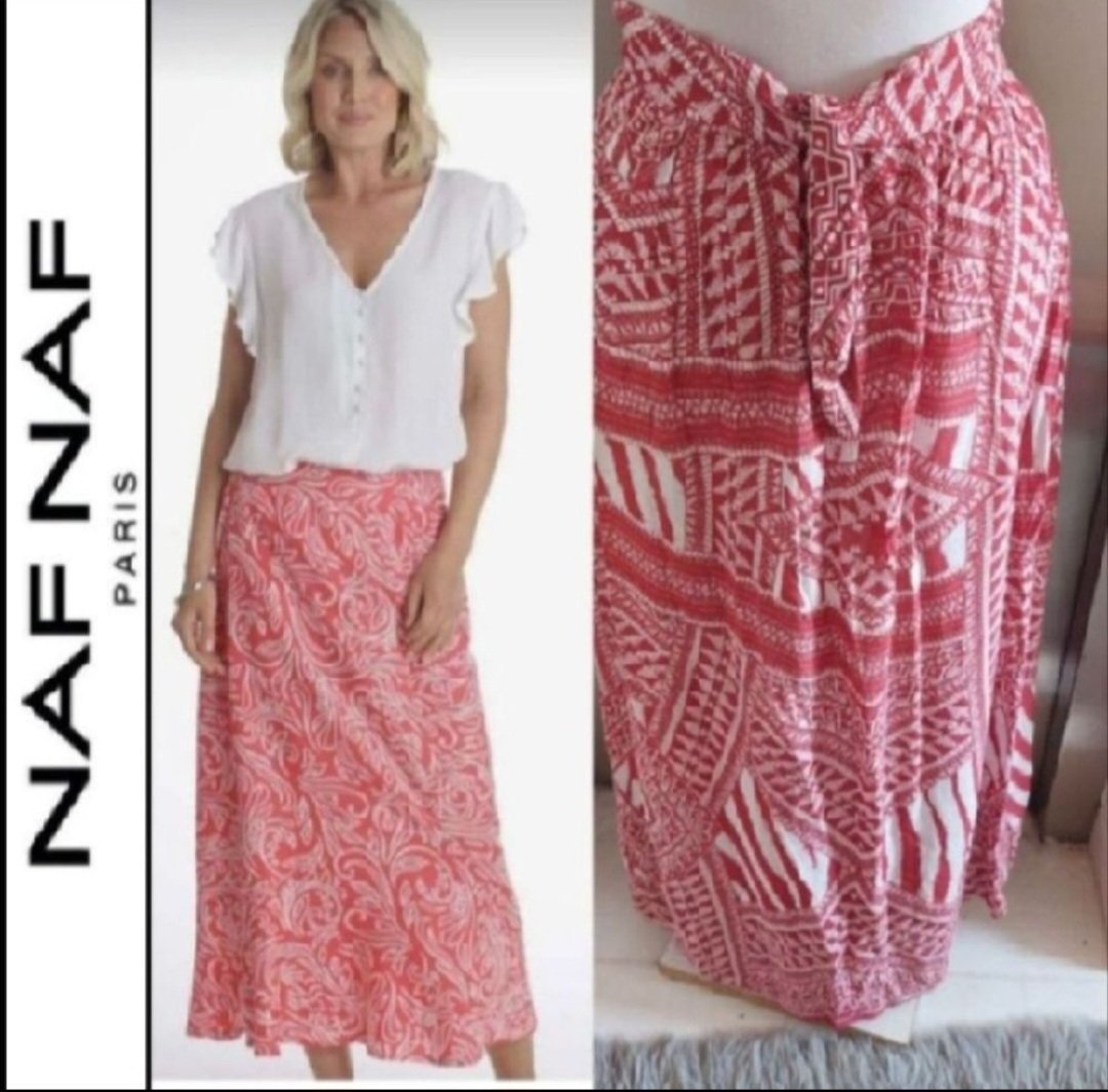 Subliiiiime❤️❤️❤️ jupe maxi en cotton  de NAFNAF taille 40