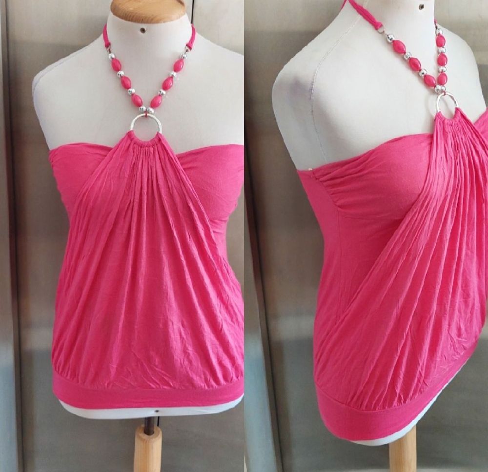 Subliiiiime ❤️ ❤️ ❤️ pull poitrine rembourrée couleur rose indien fashion taille 36/38