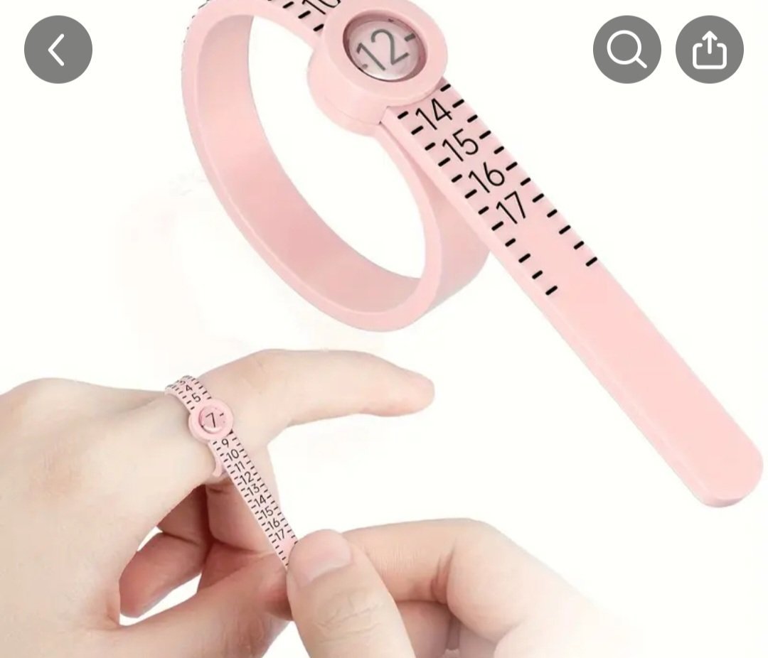 Sublimme ❤️❤️❤️❤️ jauge de taille de bagues pour mesurer la taille des doigts pour bagues neuuuf 
