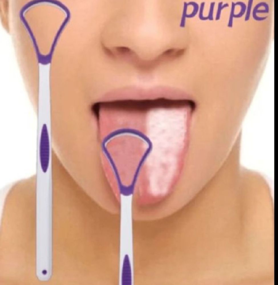 Très efficace et pratique Subliiiiime ❤️ ❤️ ❤️ ❤️ une pièce outil de soins buccal racleur de langue pour nettoyer le revêtement de la langue et rafraîchir l haleine neuuuf cacheté 