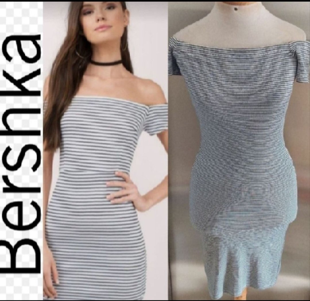 Subliiiiime❤️❤️❤️❤️❤️ robe rayures de BERSHKA taille 38